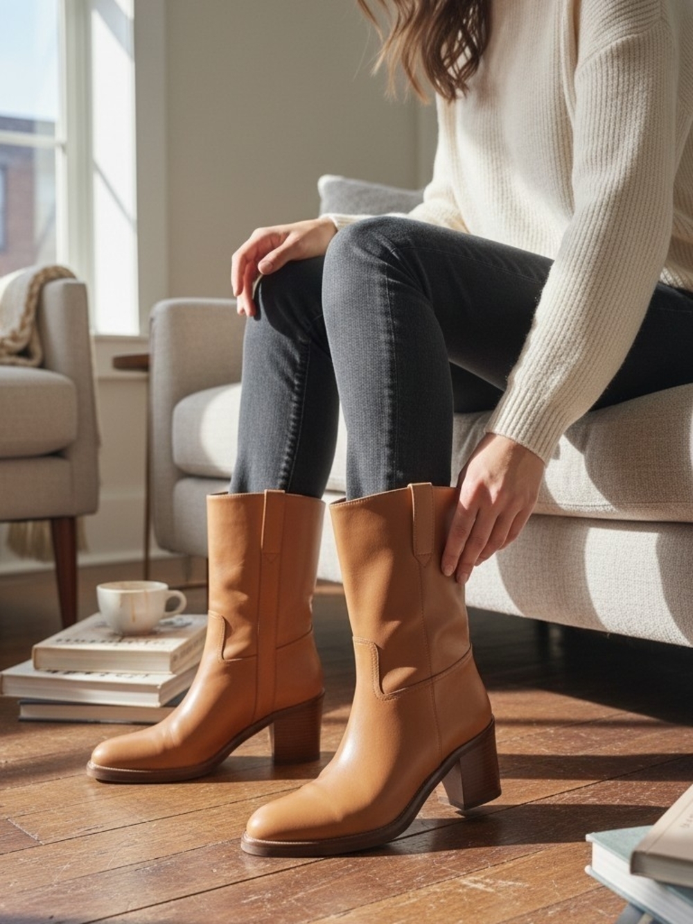 jeffrey campbell boots Women's Brown Size10